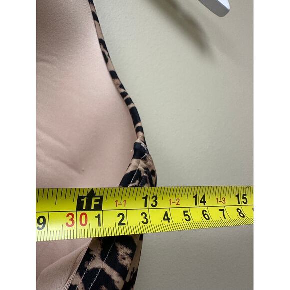 NWT Victoria Secret Medium Tan Black Leopard Halter One Piece Swimsuit Vacation - Picture 11 of 12